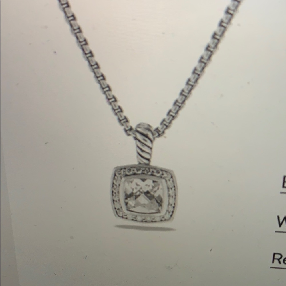 David Yurman Albion pendant white topaz diamond